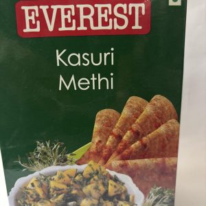 Everest Kasturi Methi 25 g pack of dried fenugreek leaves for cooking